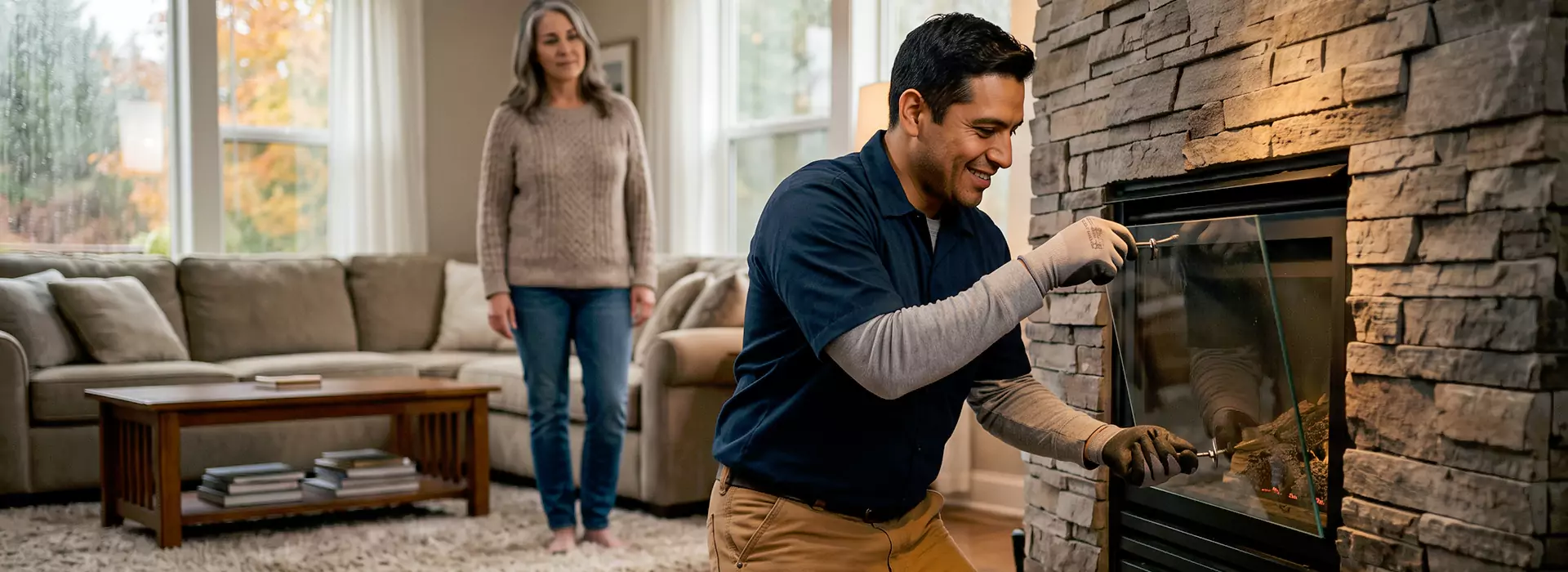 Fireplace Glass Replacement in Downey, CA