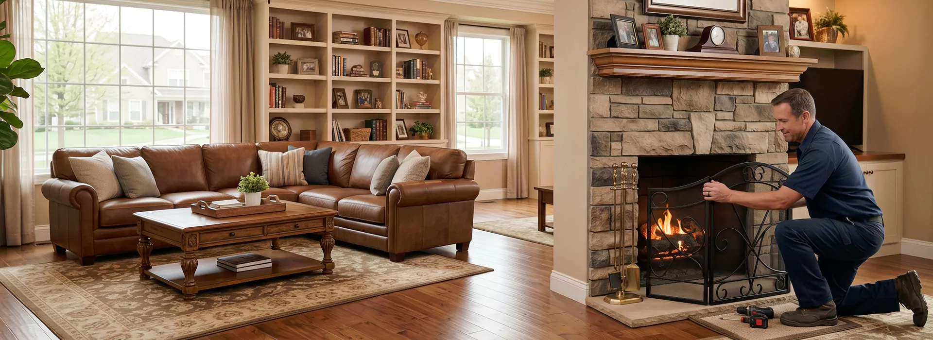 Fireplace Screen Installation Downey, CA