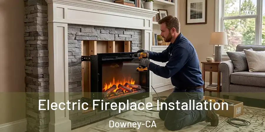  Electric Fireplace Installation Downey-CA