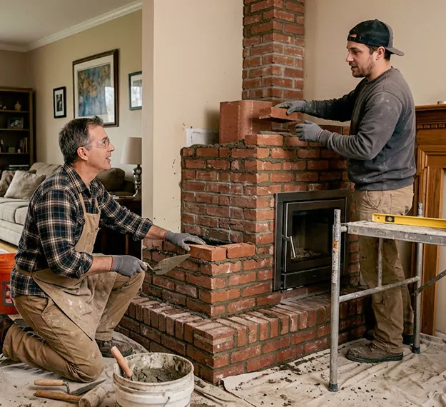 Certified Brick Fireplace Installation Company: Your Local Masonry Fireplace Contractors in Downey, CA