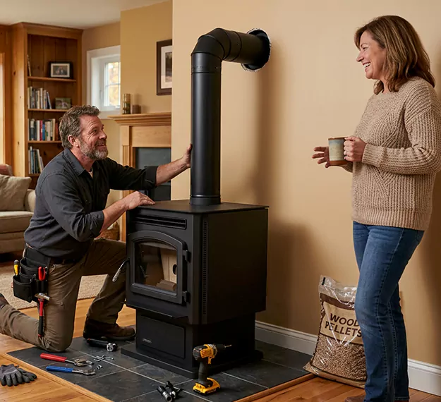 Certified Pellet Fireplace Installation Company: Your Local Pellet Stove Fitting Team in Downey, CA