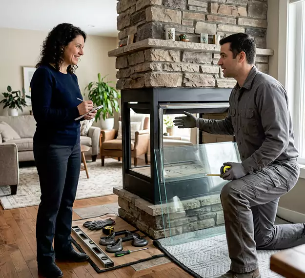 Certified Fireplace Glass Installation Company: Your Local Fireplace Glass Door Installer in Downey, CA