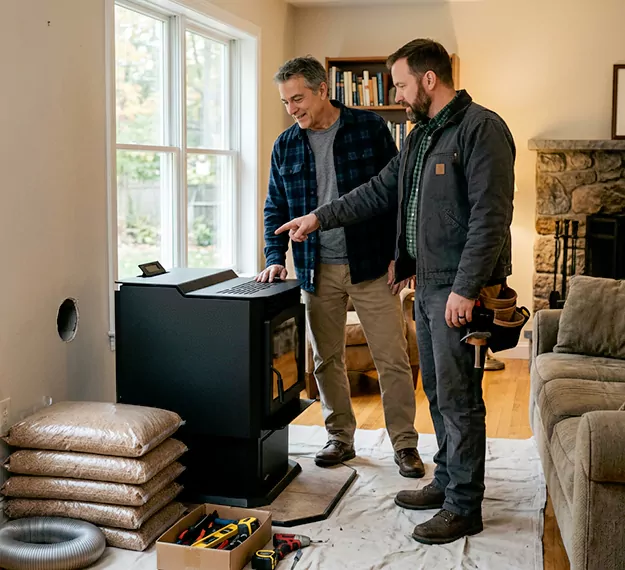 Why Downey Homeowners Choose Our Pellet Fireplace Installation Team?
