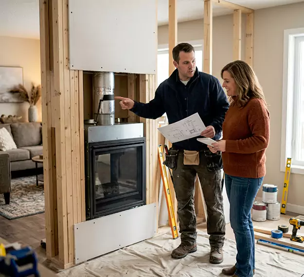 Why Downey Homeowners Choose Our Prefab Fireplace Installation Team?