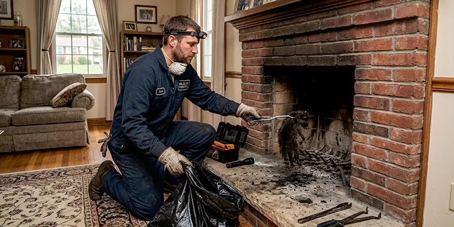 Dead Animal in Fireplace Removal Downey