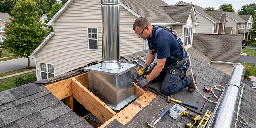 Chimney Support Box Installation Downey