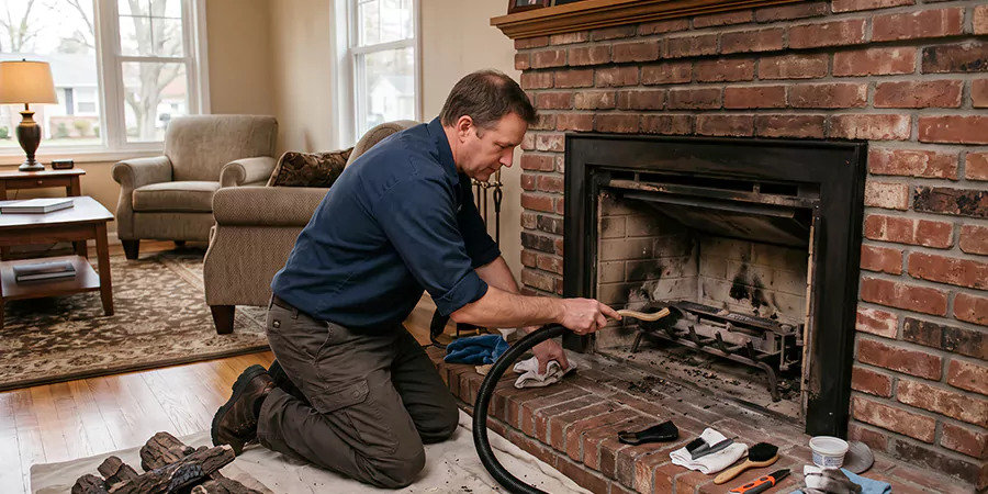 Gas Fireplace Restoration Downey