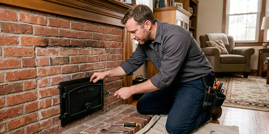 Fireplace Ash Dump Door Installation Downey