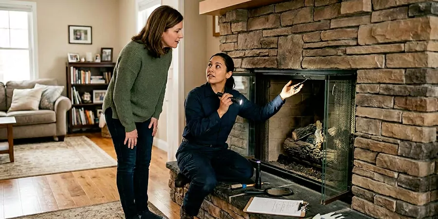 Home Fireplace Safety Inspection Downey