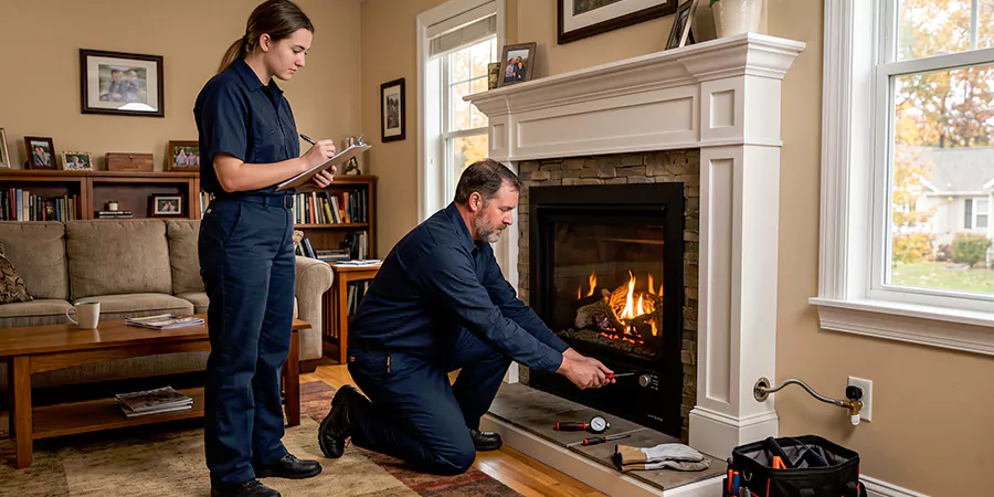 Fireplace Gas Line and Hookup Downey