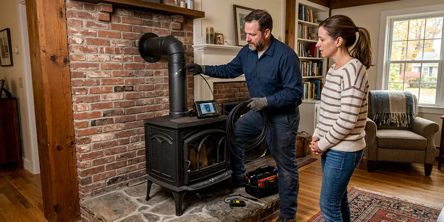 Wood Stove Chimney Inspection Downey
