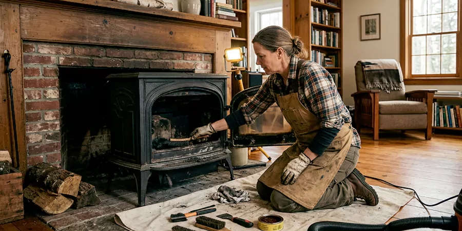Wood Stove Restoration Downey