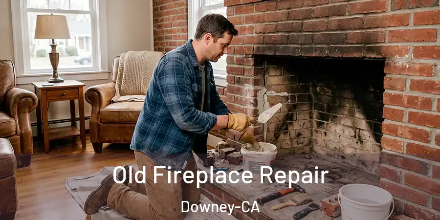 Old Fireplace Repair Downey-CA