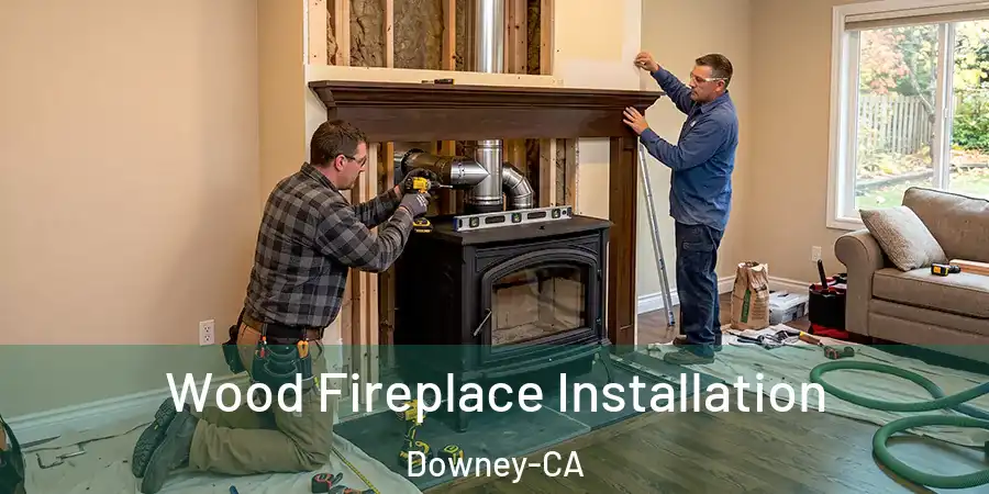  Wood Fireplace Installation Downey-CA